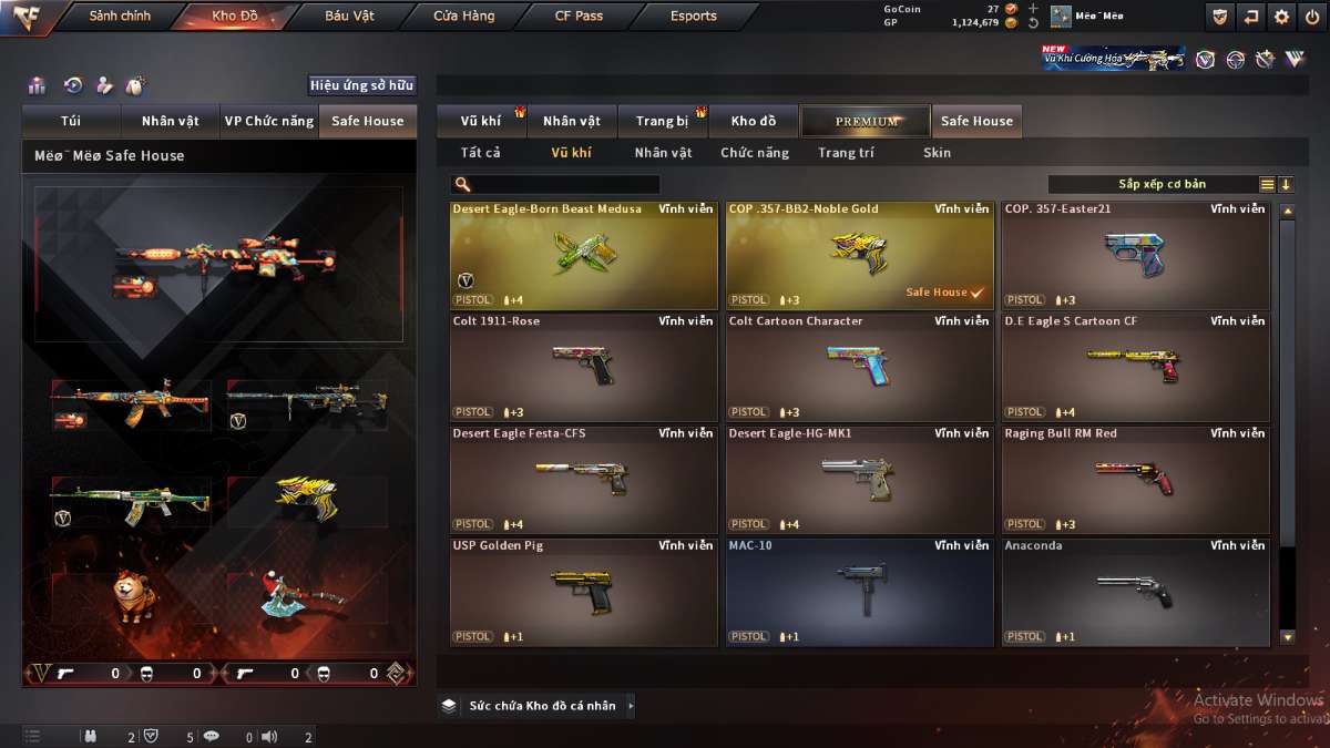 shop acc cf uy tin gia re